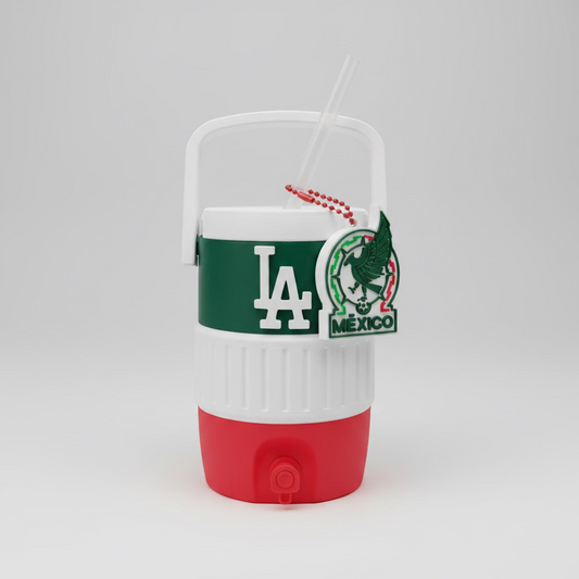 LA/Mexico Mini Cooler Cup with Can Opener